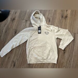 Men's true religion Cream Hoodie